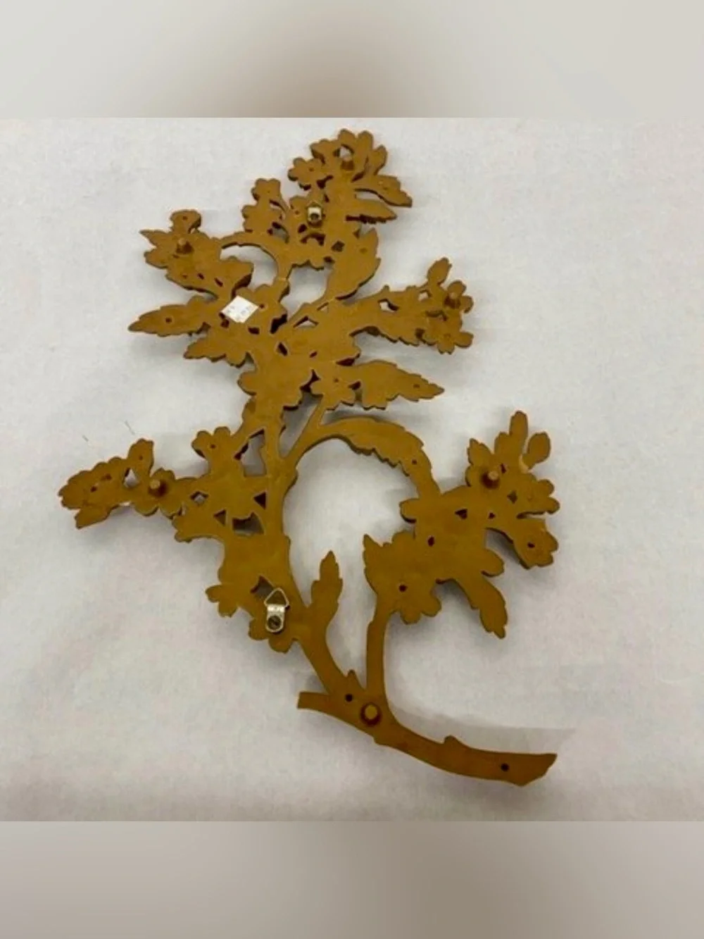 Syroco wall decor Birds Branches Vintage Gold Home Set Classic MCM